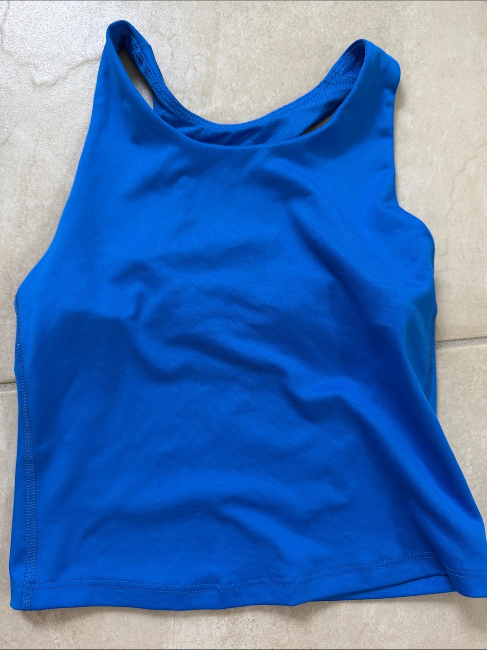 Athletic Works Blue Performance Racerback Tank